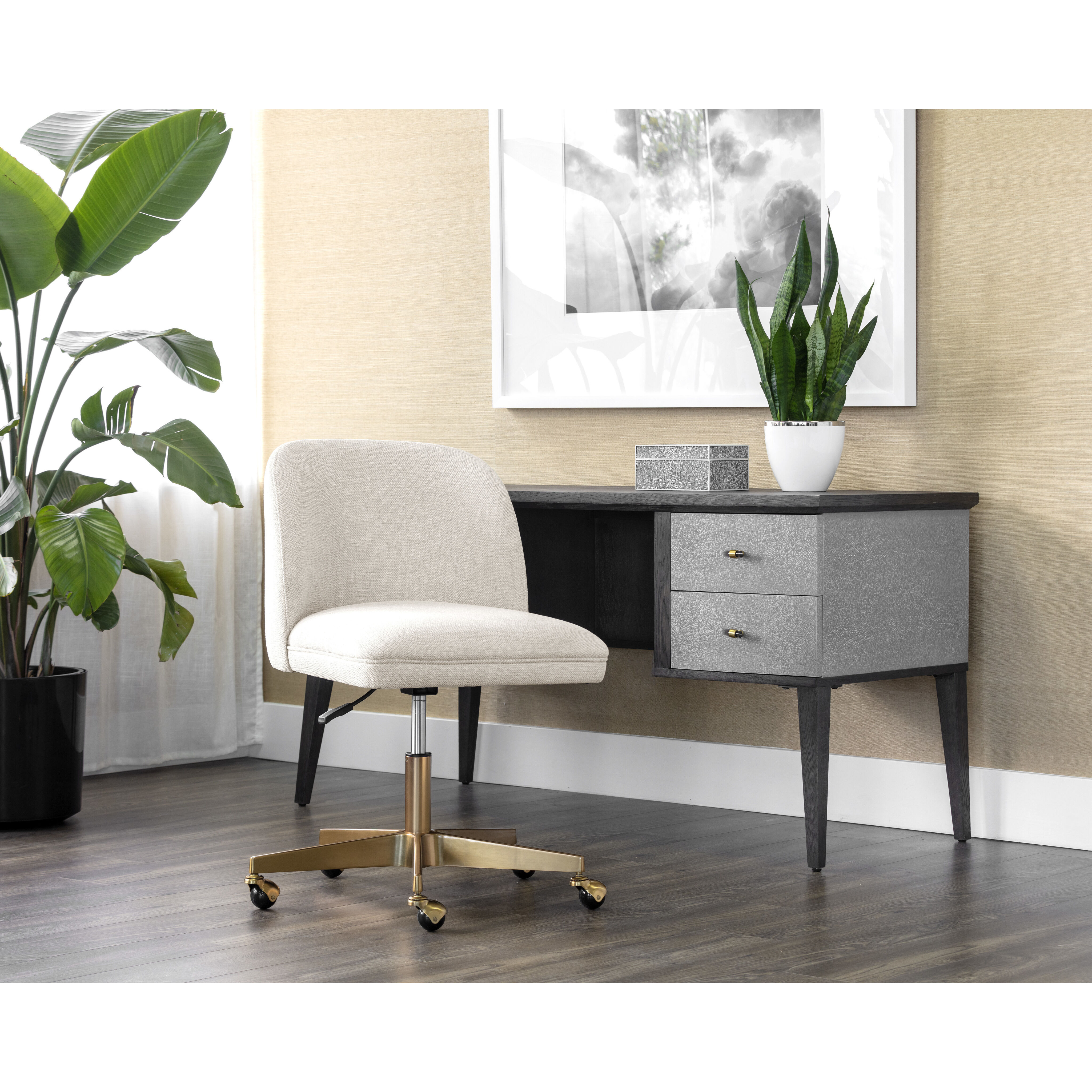 Kenna Belfast Oatmeal Office Chair